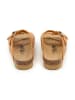 billowy Leren slippers oranje