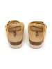 billowy Leren slippers geel