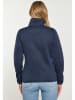 Schmuddelwedda Gebreid fleece vest donkerblauw