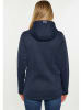 Schmuddelwedda Gebreid fleece vest donkerblauw