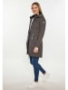 Schmuddelwedda Gebreide fleece mantel grijs