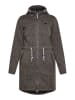 Schmuddelwedda Gebreide fleece mantel grijs