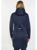 Schmuddelwedda Gebreide fleece mantel donkerblauw