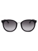 Guess Damen-Sonnenbrille in Schwarz-Silber/ Dunkelblau