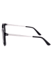 Guess Damen-Sonnenbrille in Schwarz-Gold/ Dunkelblau