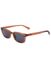 Guess Okulary przeciwsłoneczne unisex w kolorze jasnobrązowo-granatowym