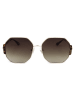 Guess Damen-Sonnenbrille in Gold/ Braun