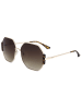 Guess Damen-Sonnenbrille in Gold/ Braun