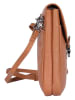 Bellicci Leder-Handytasche "Caprice" in Hellbraun - (B)12 x (H)18 x (T)4 cm