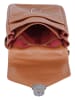 Bellicci Leder-Handytasche "Caprice" in Hellbraun - (B)12 x (H)18 x (T)4 cm