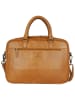 Bellicci Leren businesstas "Chase" lichtbruin - (B)39 x (H)27 x (D)10 cm