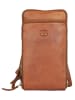Bellicci Leder-Handytasche "Cybele" in Hellbraun - (B)13 x (H)22 x (T)3 cm