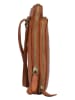 Bellicci Leder-Handytasche "Cybele" in Hellbraun - (B)13 x (H)22 x (T)3 cm