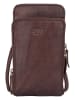 Bellicci Leder-Handytasche "Cybele" in Braun - (B)13 x (H)22 x (T)3 cm