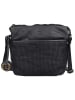Bellicci Leder-Umhängetasche "Enid" in Schwarz - (B)27 x (H)24 x (T)10 cm