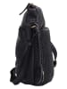 Bellicci Leder-Umhängetasche "Enid" in Schwarz - (B)27 x (H)24 x (T)10 cm