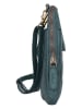 Bellicci Leder-Handytasche "Emberyl" in Petrol - (B)11 x (H)18 x (T)2 cm
