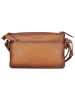 Bellicci Leren schoudertas "Kore" lichtbruin - (B)21 x (H)14 x (D)2,5 cm