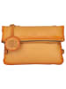 Bellicci Leder-Umhängetasche "Kline" in Orange - (B)24 x (H)15 x (T)4 cm