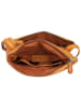 Bellicci Leder-Umhängetasche "Kline" in Orange - (B)24 x (H)15 x (T)4 cm