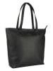 SPARWELL Skórzany shopper bag "Kylie" w kolorze czarnym - 41 x 34 x 12 cm
