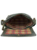 SPARWELL Leder-Umhängetasche "Tenacious Trevor" in Khaki - (B)22 x (H)24 x (T)7 cm