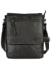 WEZBEY Leren schoudertas "Adrian 3326" donkergroen - (B)20 x (H)25 x (D)5 cm
