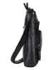 WEZBEY Leder-Umhängetasche "Adrian 4004" in Schwarz - (B)25 x (H)28 x (T)5 cm