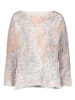 Juvia Sweatshirt in Grau/ Creme/ Orange
