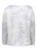 Juvia Sweatshirt in Weiß/ Flieder