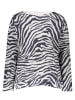 Juvia Longsleeve in Weiß/ Dunkelblau
