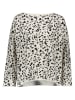 Juvia Sweatshirt in Creme/ Schwarz