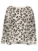 Juvia Sweatshirt in Creme/ Schwarz