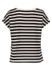 Juvia Shirt in Schwarz/ Creme
