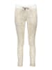Juvia Sweathose in Beige/ Weiß