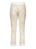 Juvia Sweathose in Beige/ Weiß