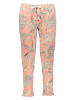 Juvia Pyjama-Hose in Rosa/ Beige