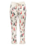 Juvia Sweathose in Creme/ Rot/ Schwarz