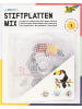 folia PAPER 3tlg. Bügelperlen-Stiftplatten-Set "Basic" in Transparent