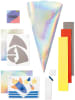 folia PAPER Puntzak-knutselset "SPACE SCHOOL" meerkleurig