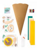 folia PAPER Puntzak-knutselset "SAFARI SCHOOL" beige/bruin
