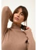 Just Cashmere Kaschmir-Rollkragenpullover "Lanais" in Hellbraun