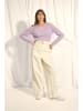 Just Cashmere Kaszmirowy sweter "Grace" w kolorze fioletowym