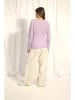 Just Cashmere Kaszmirowy sweter "Grace" w kolorze fioletowym