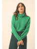 Just Cashmere Kasjmieren coltrui "Blantyre" groen