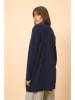 Just Cashmere Kasjmieren vest "Maddie" donkerblauw