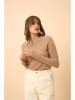Just Cashmere Kaschmir-Pullover "Callie" in Hellbraun