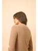 Just Cashmere Kaschmir-Pullover "Callie" in Hellbraun