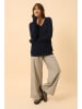 Just Cashmere Kasjmieren trui "Capucine" donkerblauw