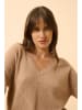 Just Cashmere Kaszmirowy sweter "Capucine" w kolorze beżowym
